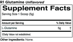 R1 GLUTAMINE Unflavored, 130  Servings (699g) - Image 2
