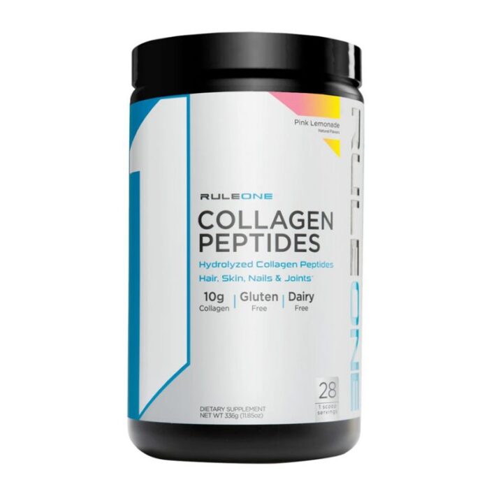 R1 Collagen Peptides Pink Lemonade (336g) - Image 1