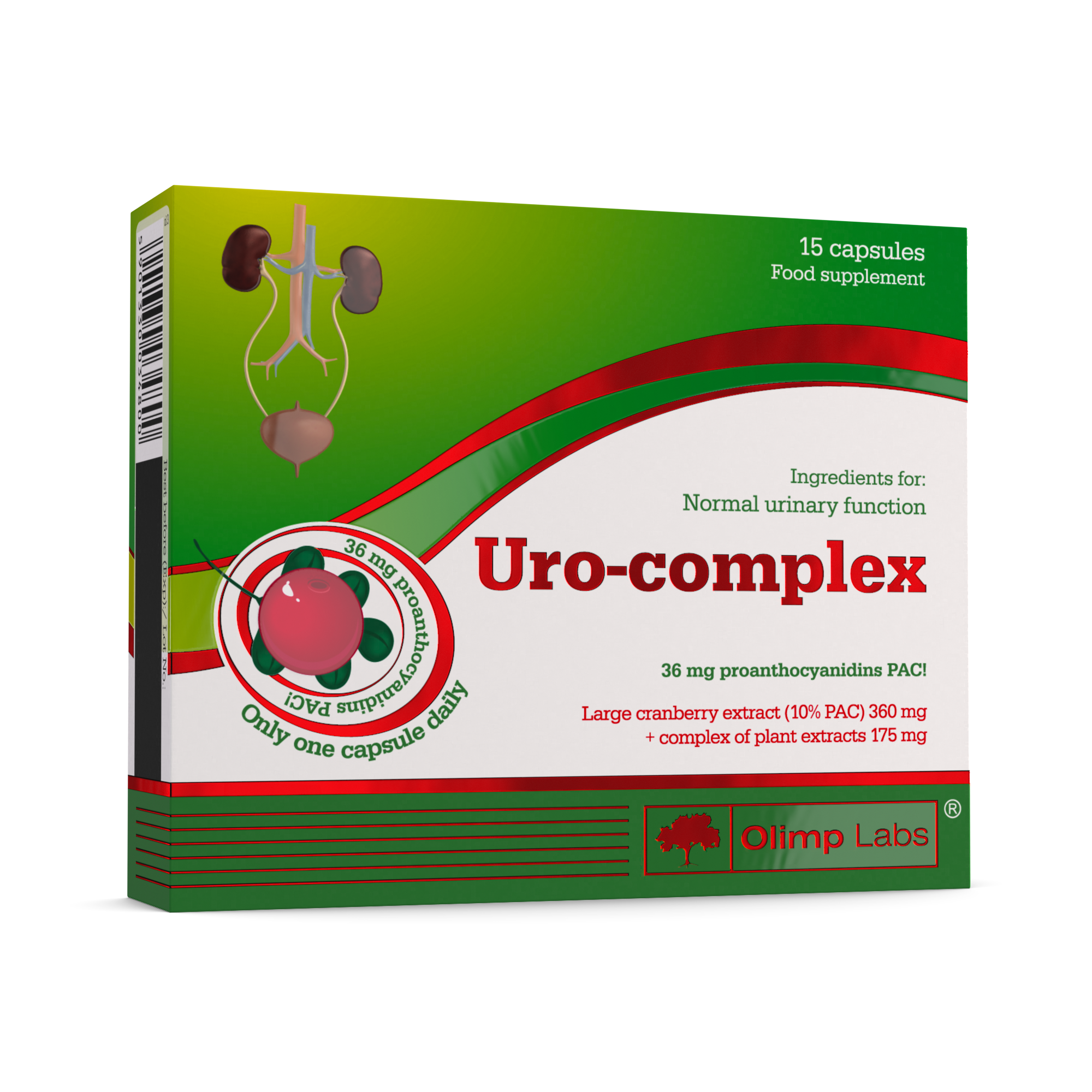 Uro-complex_kartonik_EN_0008_0001 Olimp Uro-complex Cranberry, (15 caps) - Image 1