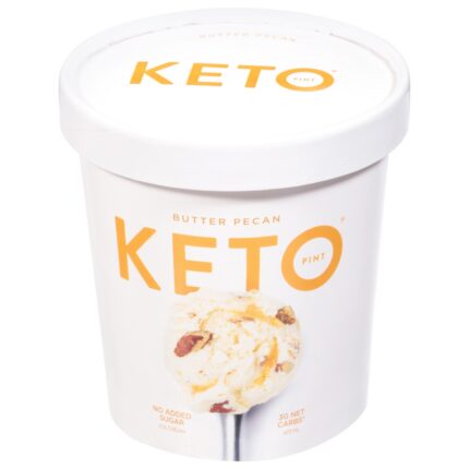 KETO ICE CREAM CAN - BUTTER PECAN 473 ML