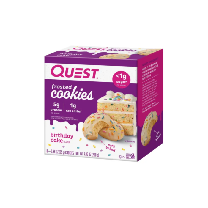 Quest Nutrition Frosted Cookies Birthday Cake - Image 1