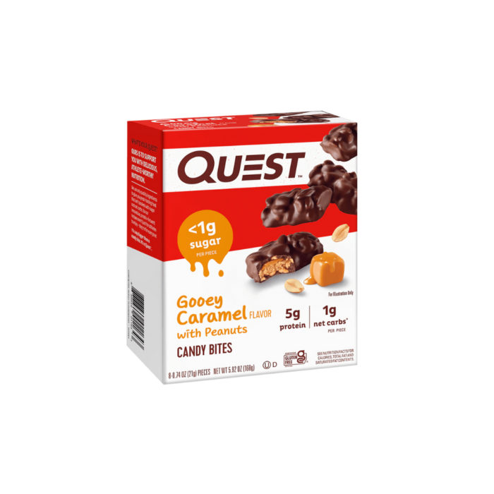 Quest Nutrition Candy Bites Gooey Caramel With Peanuts - Image 1