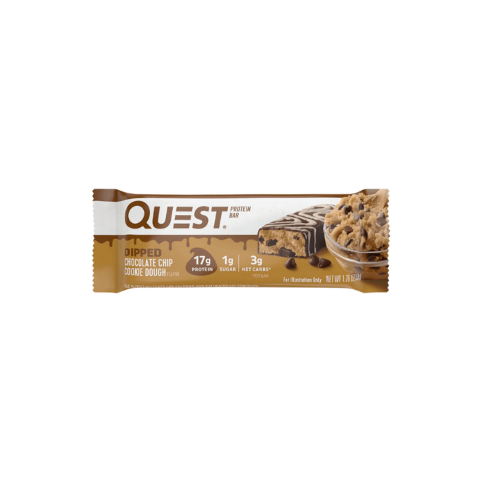 Quest Nutrition Dipped Chocolate Cookie Dough Protein Bar - Image 1