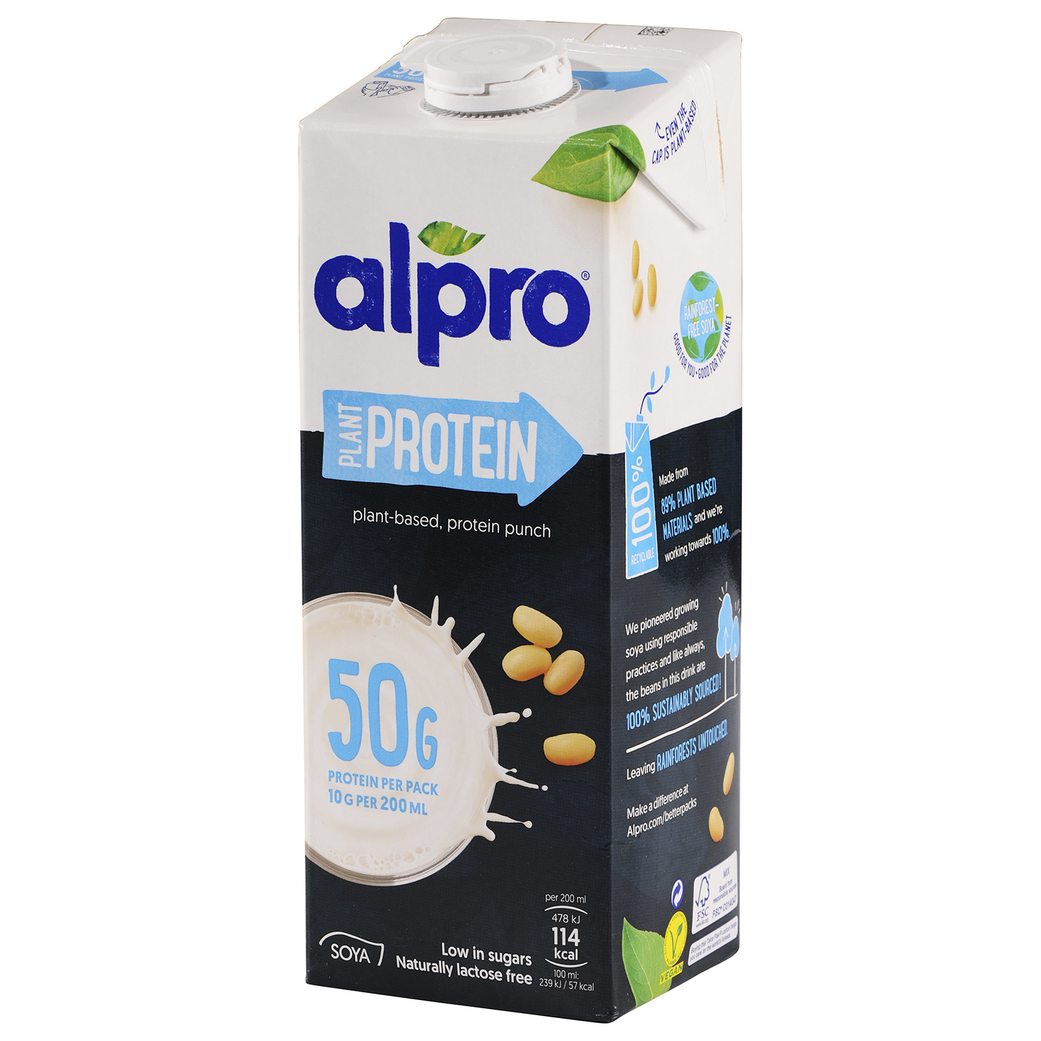 Alpro Packed with Protein Soya 1L, Milk