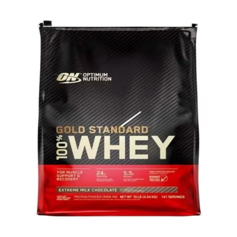 Optimum Nutrition, Gold Standard, 100 Whey, Extreme Milk Chocolate, 9.95 LB Health Shack