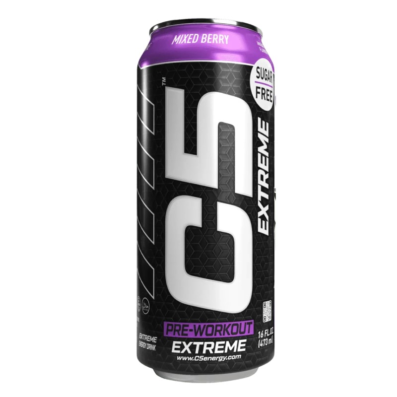 C5 Energy Drink Extreme Pre-Workout Mixed Berry – Health Shack