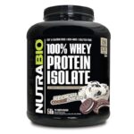 NutraBio 100% Whey Protein Isolate Ice Cream Cookie Dream