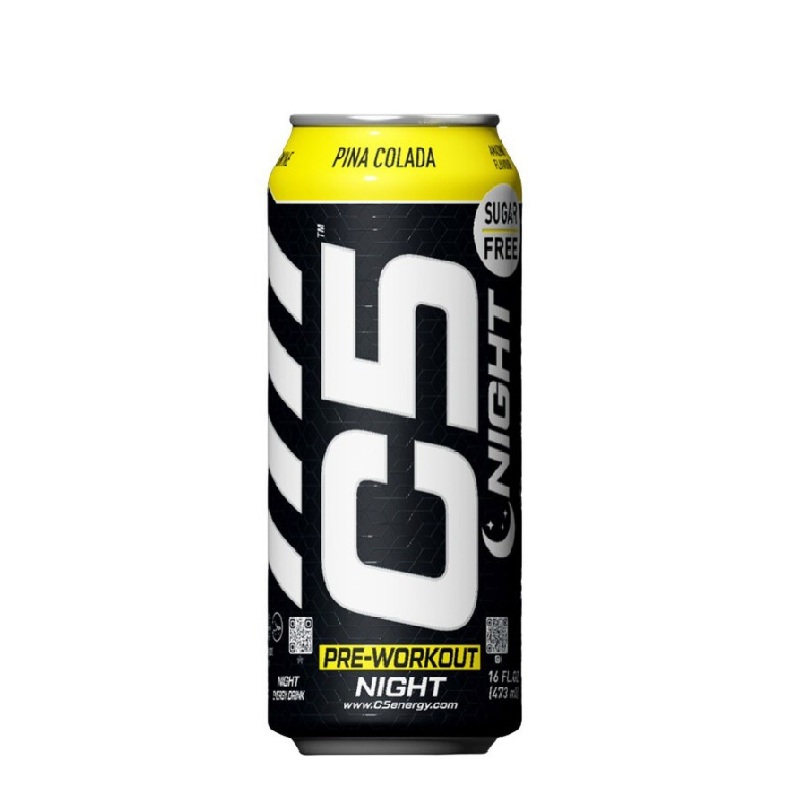 Pina C5 Energy Drink Extreme Pre-Workout Night Pina Colada - Image 1