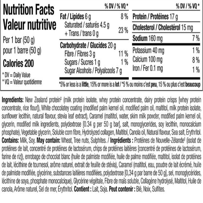 Perfect Sports Diesel Protein Bar Cookies & Cream - Image 2
