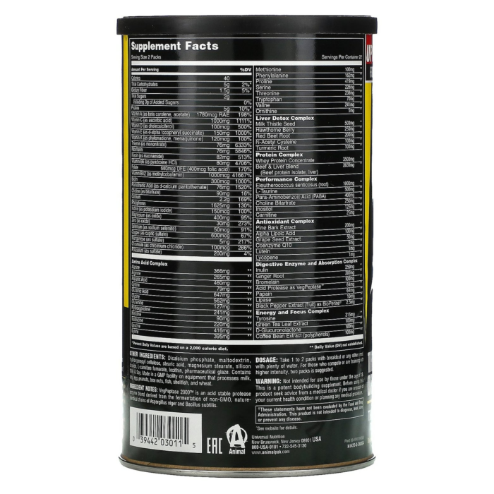 Animal PAK The Ultimate Foundational Training Pack - Image 2