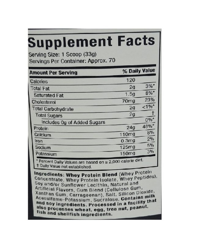 MuscleTech, Nitro-Tech™ 100% Whey Gold - French Vanilla Cream - Image 2