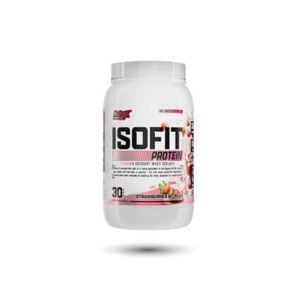 Nutrex Isofit Whey Isolate Powder, Strawberries & Cream