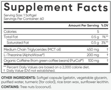 Sports Research L-Theanine + Caffeine - Image 2