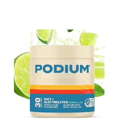 Podium Salt + Electrolytes Tropical Lime Flavor