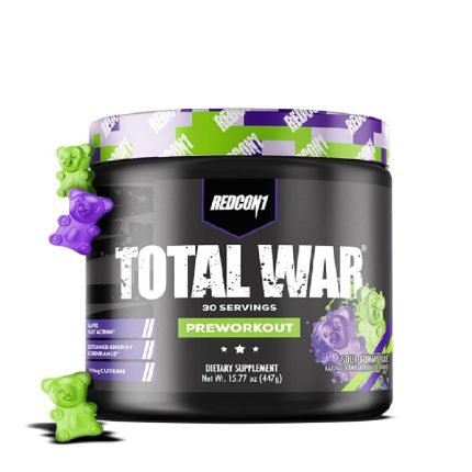 Total War PreWorkout Sour Gummy Bear Flavor