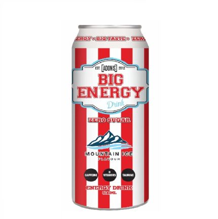 Adonis Big Energy Drink Mountain Ice Flavor