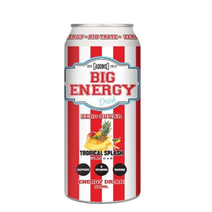 Adonis Big Energy Drink Tropical Splash Flavor