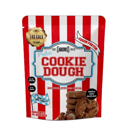 Adonis Protein Cookie Dough Double Chocolate Choc Hazelnut