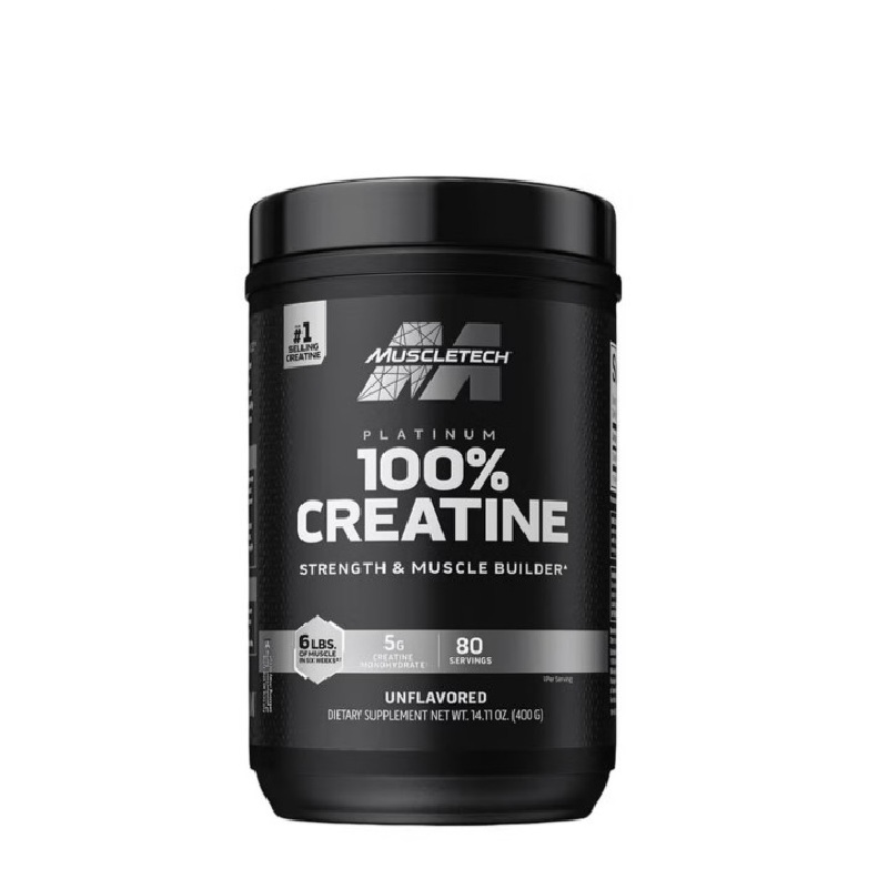 muscle tech creatine Muscle Tech Platinum 100% Creatine Unflavoured 80 Servings - Image 1