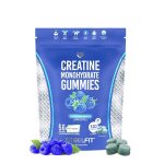 Steel Fit Creatine Gummies Blue Raspberry Flavor