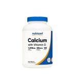 Nutricost Calcium + Vitamin D3 Tablets 240 Caps