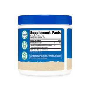 Nutricost Organic Shiitake Mushroom Powder UnFlavored - Image 2