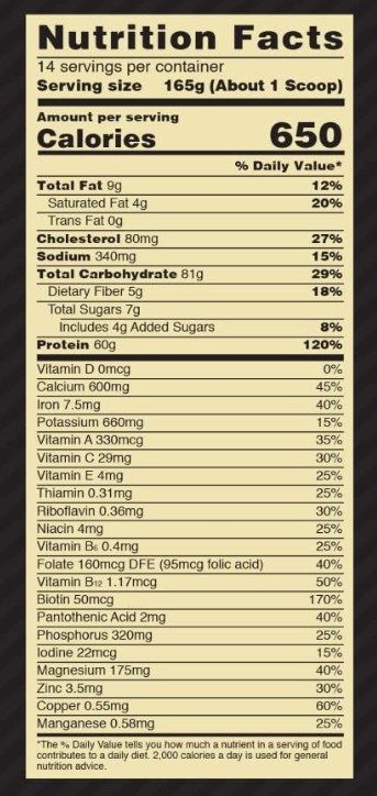 Optimum Nutrition GS Pro Gainer Double Chocolate Flavor - Image 2