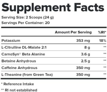 LEGION Pulse Pre Workout Fruit Punch Flavor - Image 2