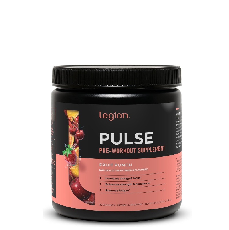 legion fruit punch LEGION Pulse Pre Workout Fruit Punch Flavor - Image 1