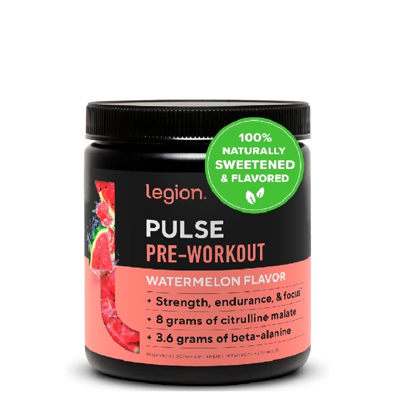 legion water LEGION Pulse Pre Workout Watermelon Flavor - Image 1
