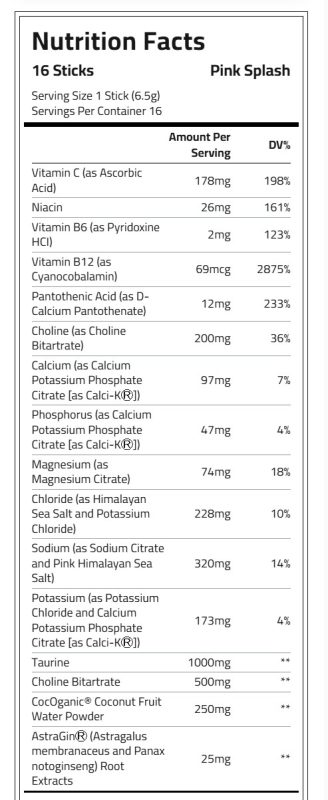 أعواد ترطيب البشرة RYSE Electrolytes بنكهة الرذاذ الوردي - Image 2