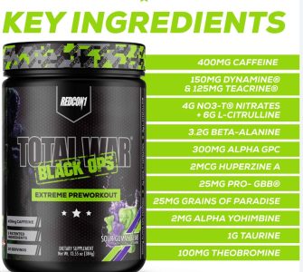 REDCON1 Total War Black Ops Extreme Preworkout Powder Sour Gummy Bear Flavor - Image 2