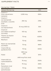 Formula VM-75 90 Tablets - Image 2