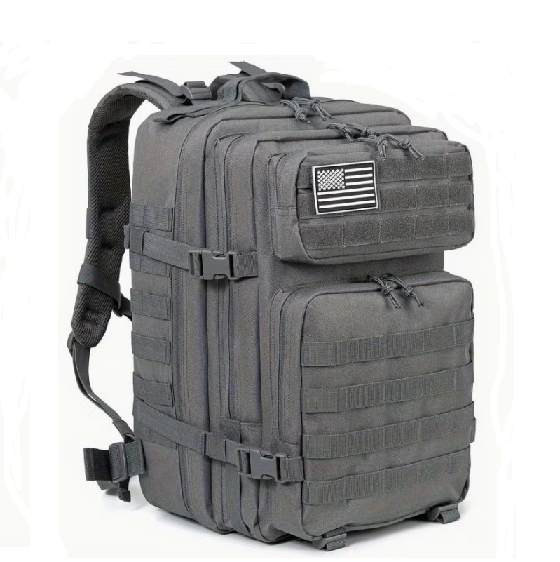 grey bag 45L Tactical Survival Backpack Army Grey - Image 1