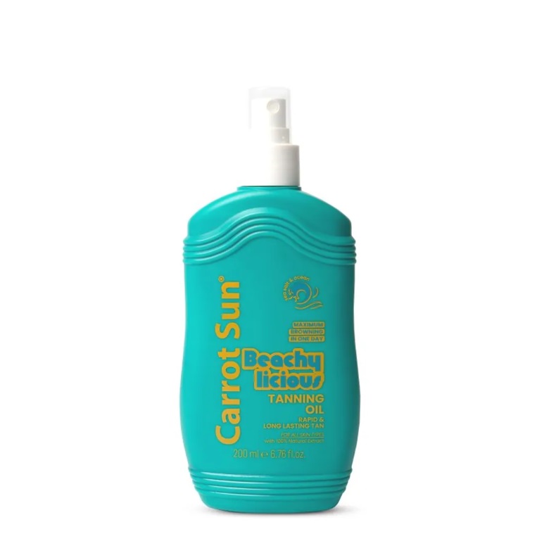 bbbbbbbbbbbbb Tanning Oil Spray Beachy Licious By Carrot Sun 200ml - Image 1