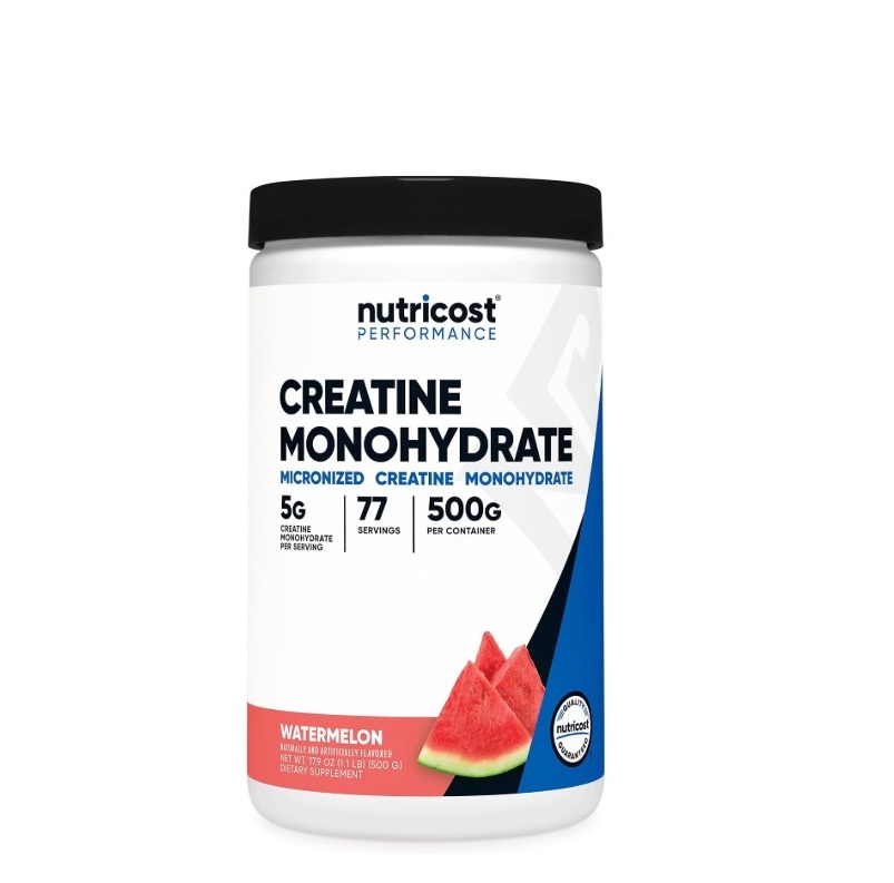 water Nutricost Creatine Monohydrate Powder Watermelon Flavor - Image 1
