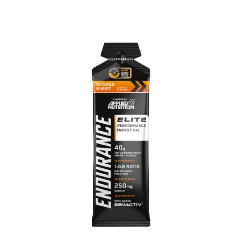 Elite orange Applied Nutrition Endurance Elite Energy Gel Orange Burst Flavor - Image 1