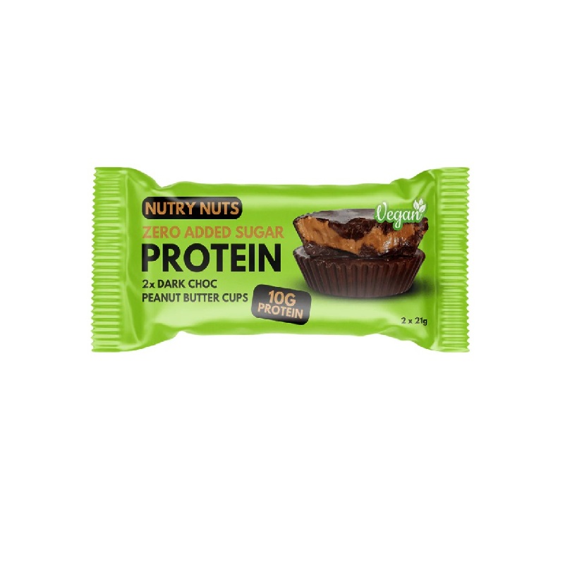 nutry dark Nutry Nuts Dark Chocolate Vegan Protein Peanut Butter Cups - Image 1