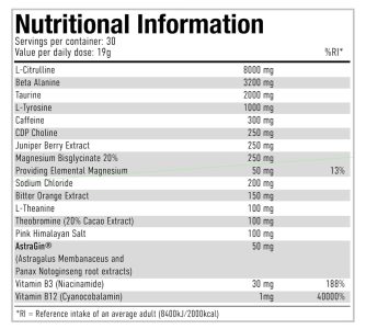 Per4m Pre Workout Powder Orange Mango Flavor - Image 2