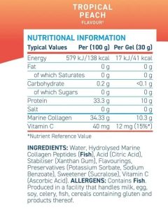 Applied Nutrition Liquid Marine Collagen Tropical Peach Flavor - Image 2